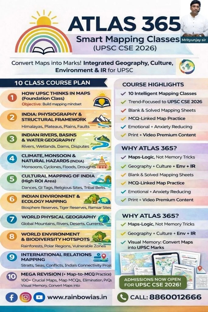 ATLAS 365 SMART MAPPING PROGRAMME UPSC Prelims Mains 2026 Rainbow IAS ATLAS 365 SMART MAPPING PROGRAMME 2026 683x1024 