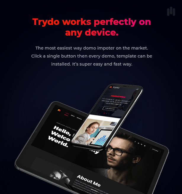 Trydo - Creative Agency & Portfolio WordPress Theme - 12