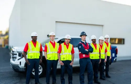 Rainbow Restoration crew ready for emergency