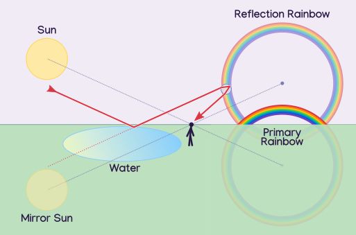 Rainbow Reflection Shutterbug - Download Elegant Ocean Photo | Mobile