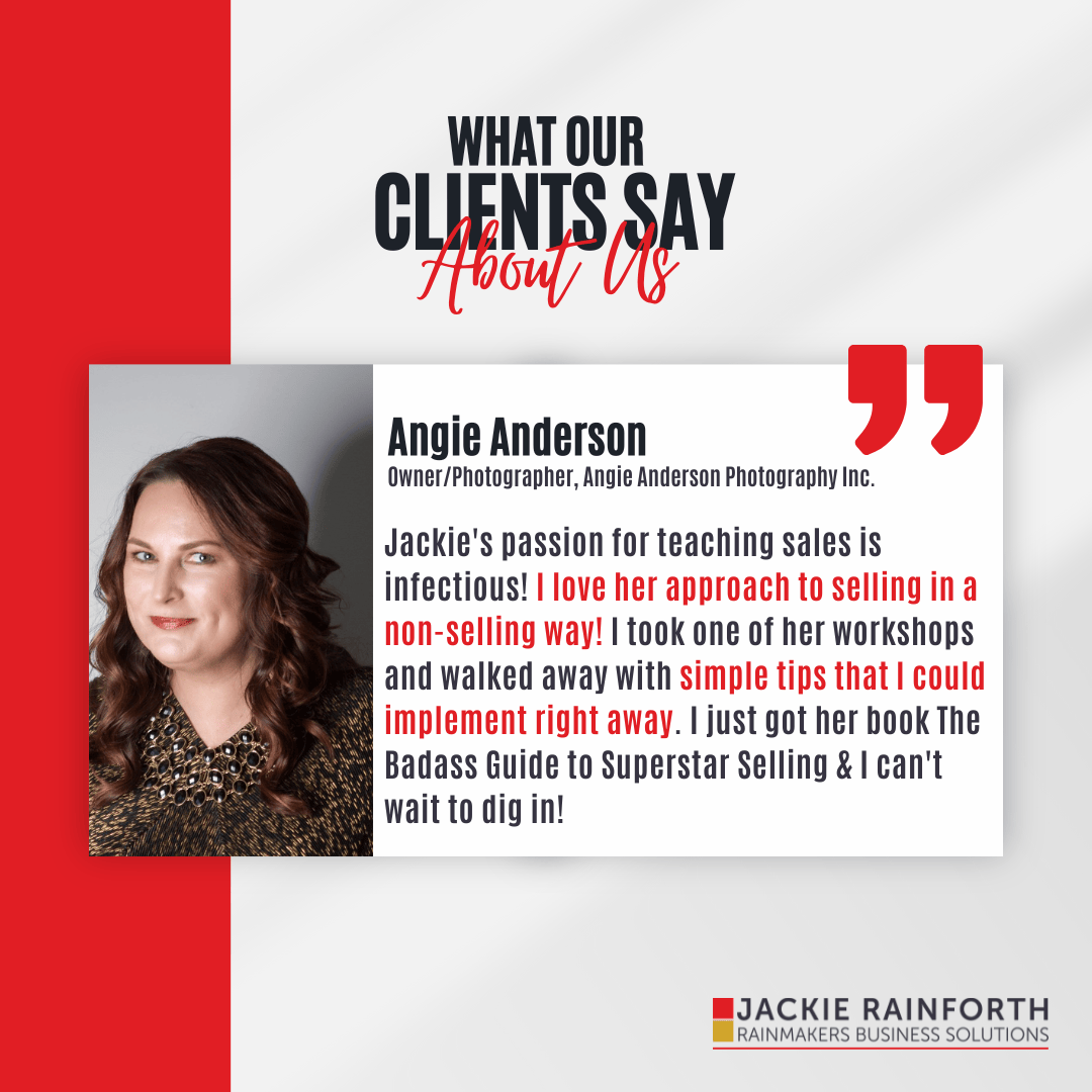 What Our Clients Say - Angie Anderson