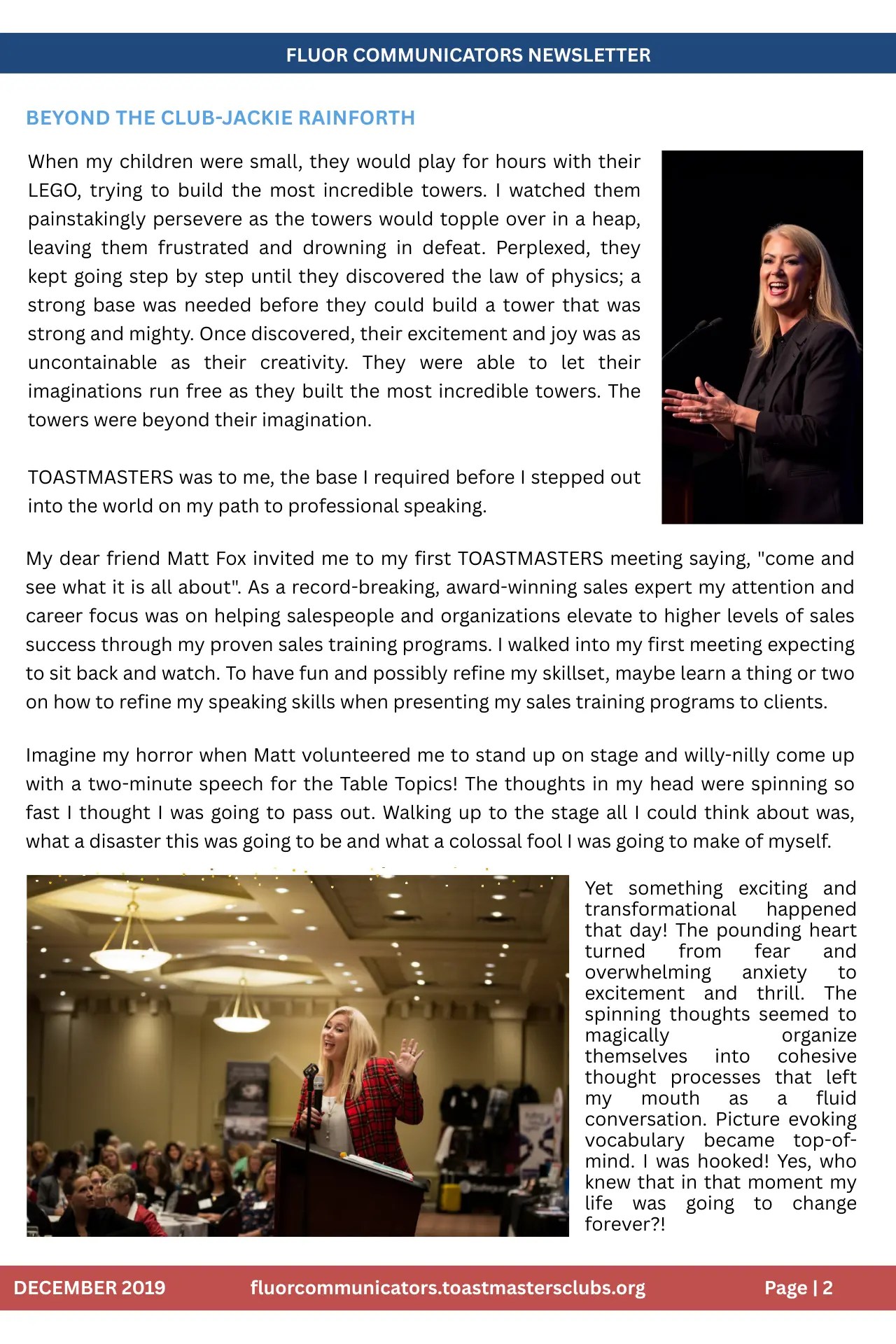 Beyond The Club Jackie Rainforth