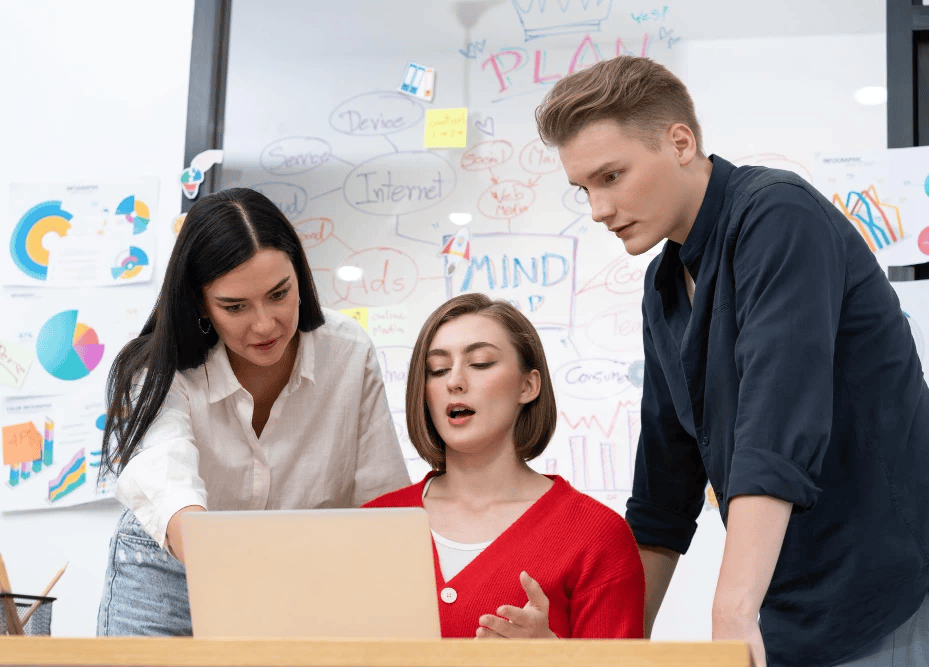 Office teamwork meeting