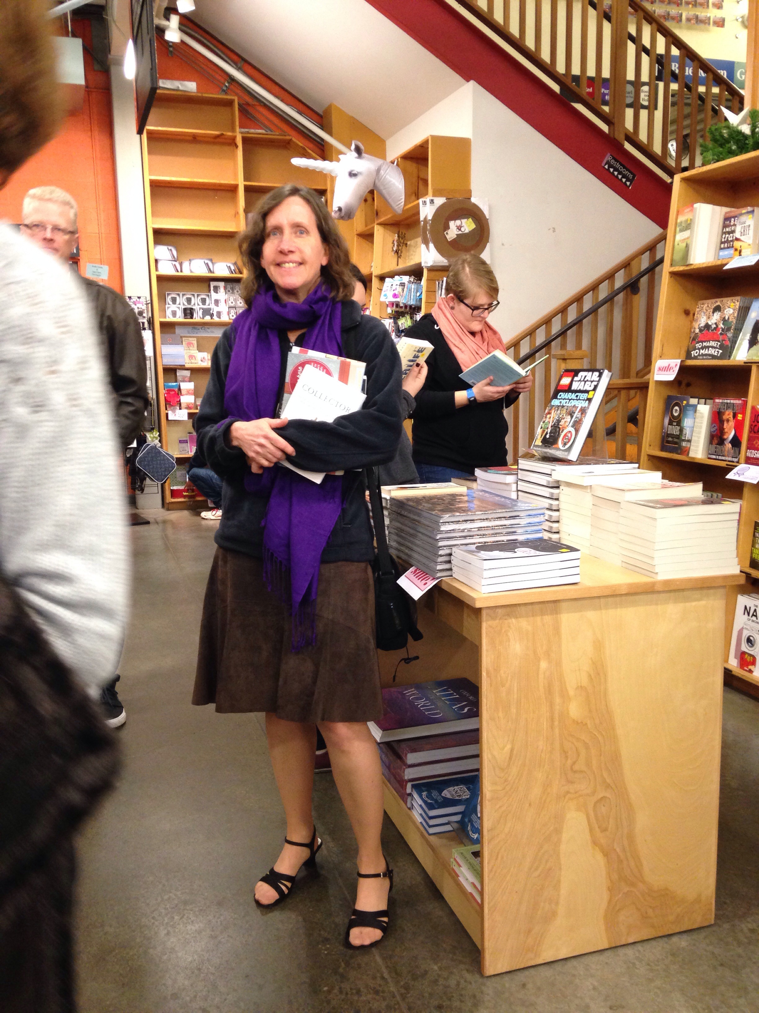 I went to Powell's Books and was so excited to be in this incredible bookstore!