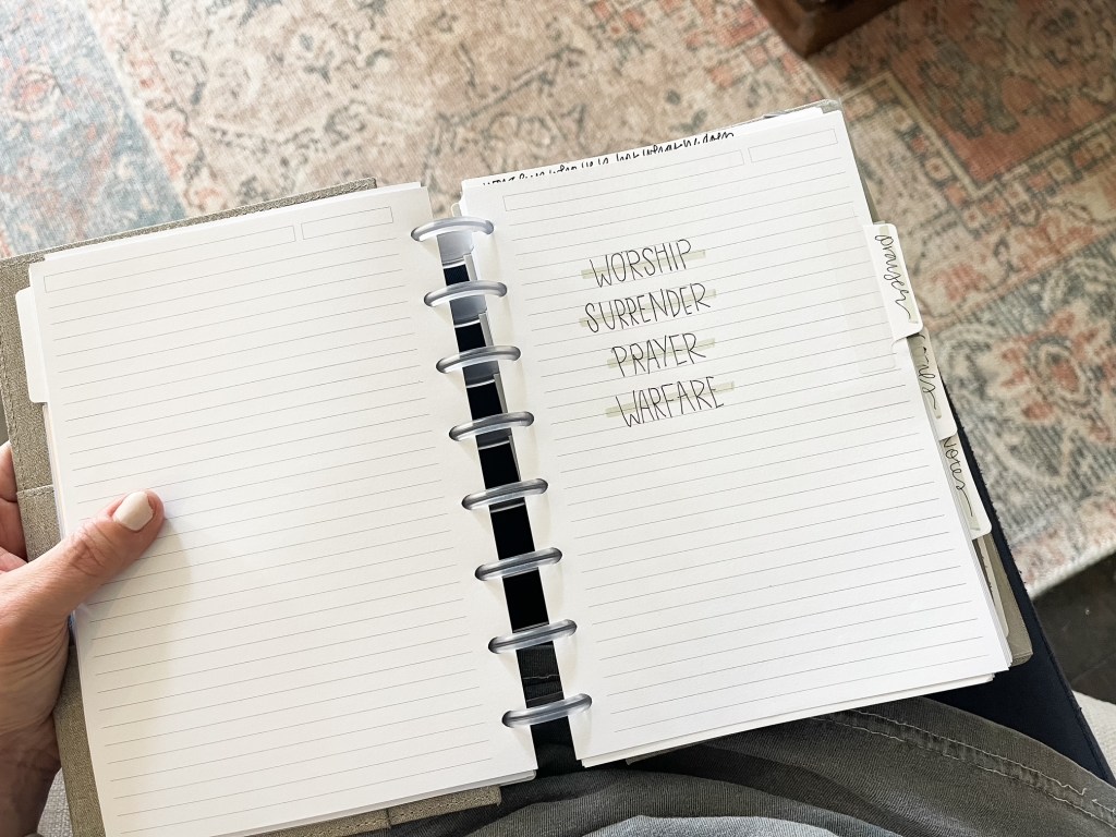 How to start a prayer journal and my prayer journal set up.