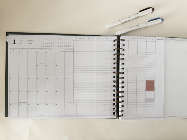 My 2025 Planner Stack and laurel denise layout