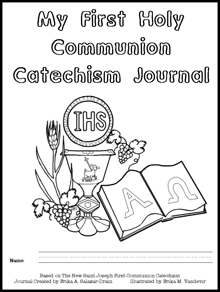 First Communion Prep Journal | Raising {&Teaching} Little Saints