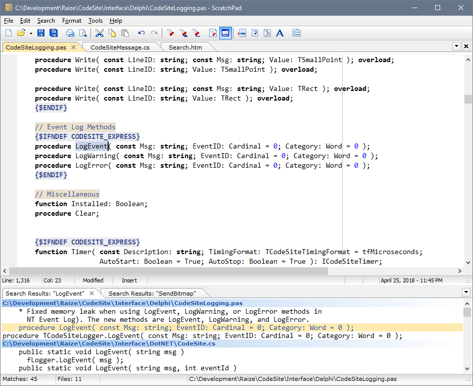 ScratchPad Raize Software