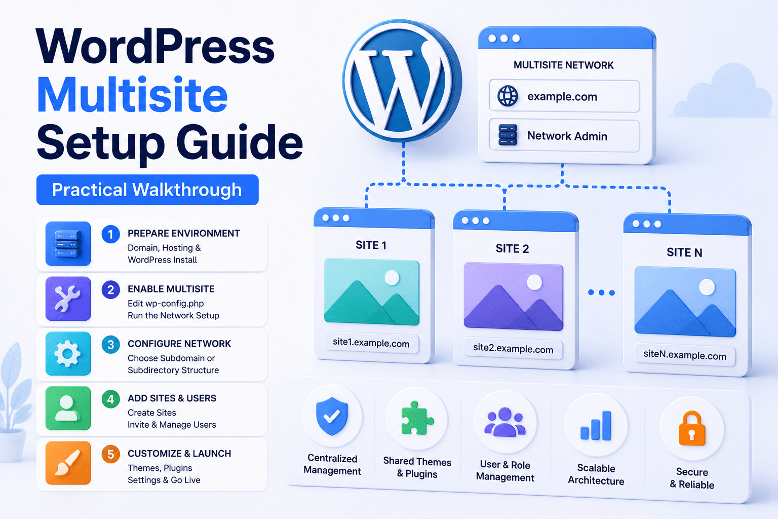 WordPress Multisite Setup Guide: 2026 Practical Walkthrough