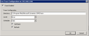 Configuring Trace Configuring Trace