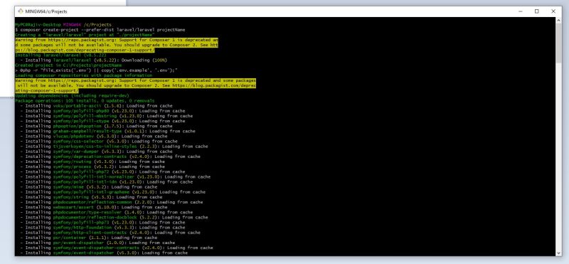 How To Create A New Laravel 8 Project Via Terminal - Best Ocean Images in Mobile