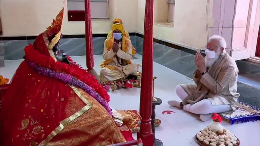 সাতক্ষীরায় মন্দিরে পূজা করতে পেরে নিজেকে সৌভাগ্যবান বলছেন মোদি