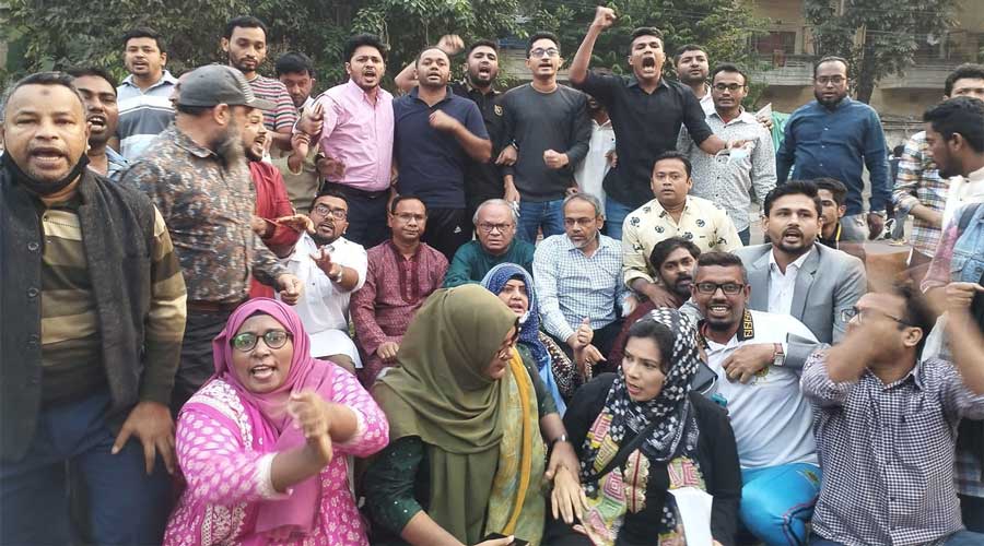 রাজধানীতে বিএনপি, জামায়াত ও এলডিপির পিকেটিং