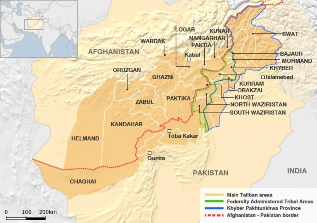 Afghanistan Pakistan Conflict Terrain Specific Operational Analysis Afghanistan Map1 
