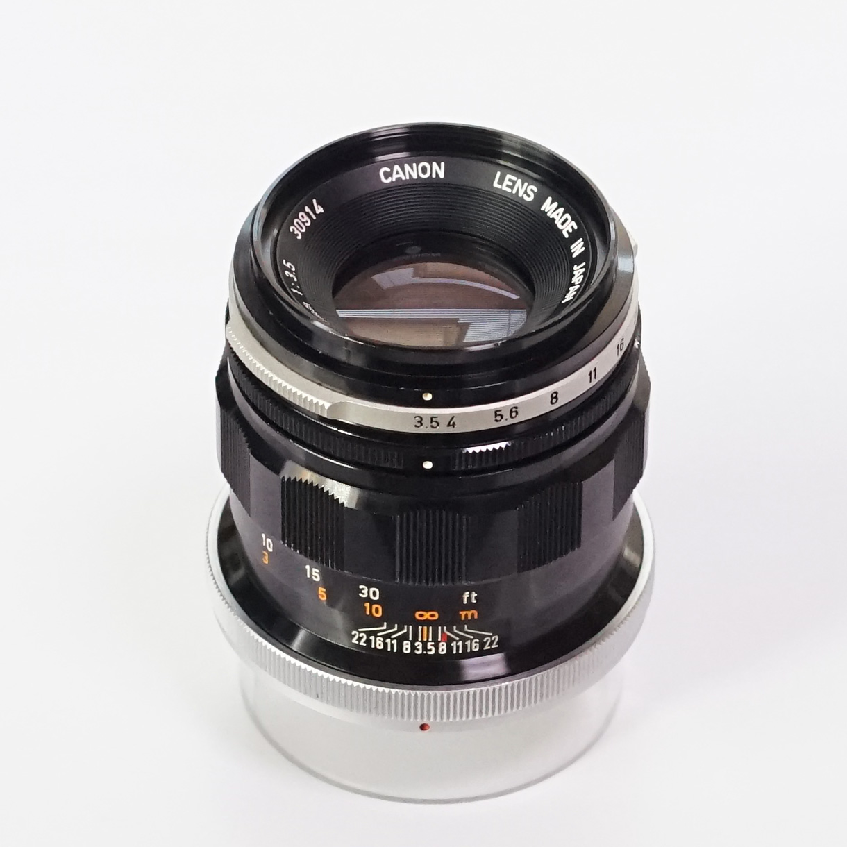 売り切れ CANON FL 100mm F3.5（中古 FL・FD・NFDマウント オールド