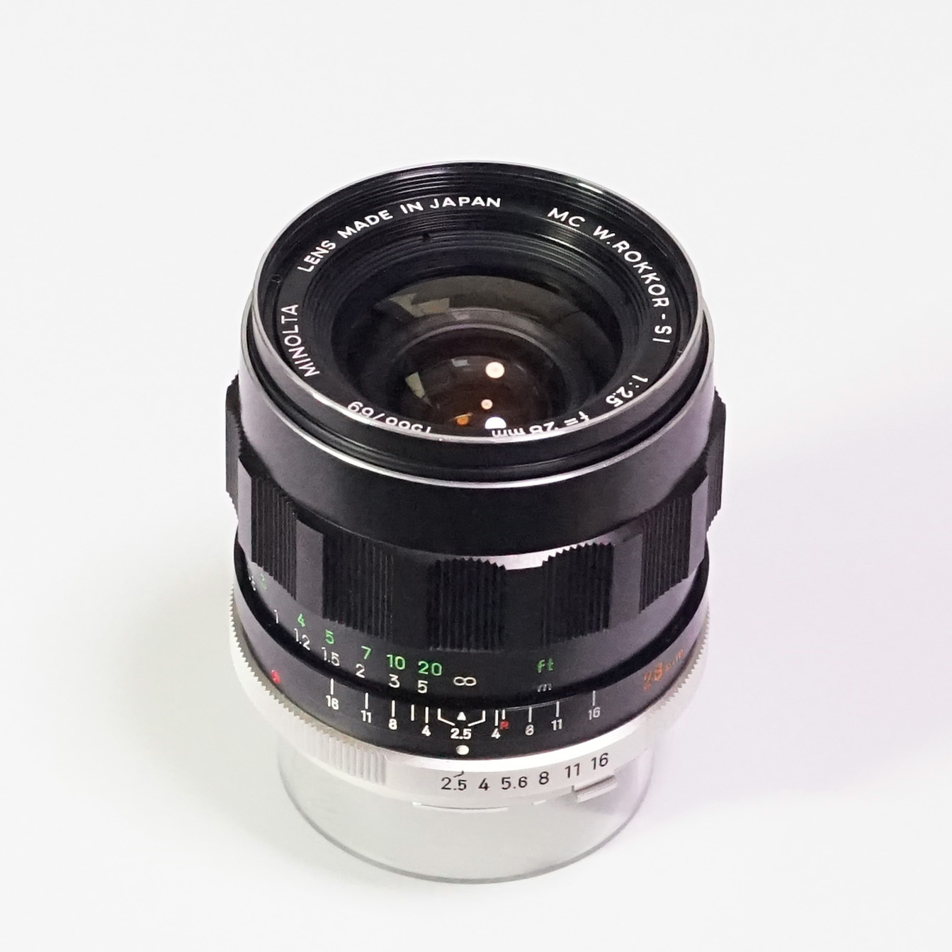 ミノルタ MC W. ROKKOR-SI 28mm f2.5 オールドレンズ27