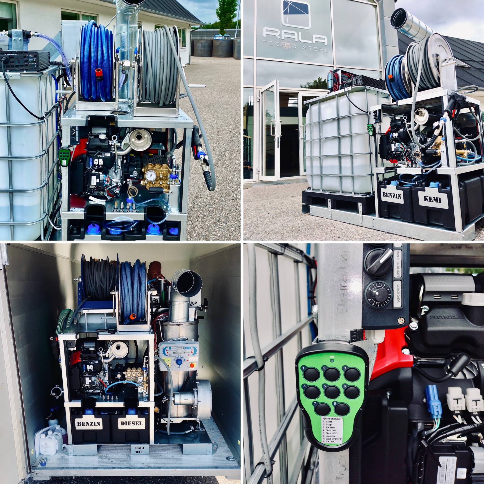 800cc højtryksanlæg honda mobil højtryksrenser