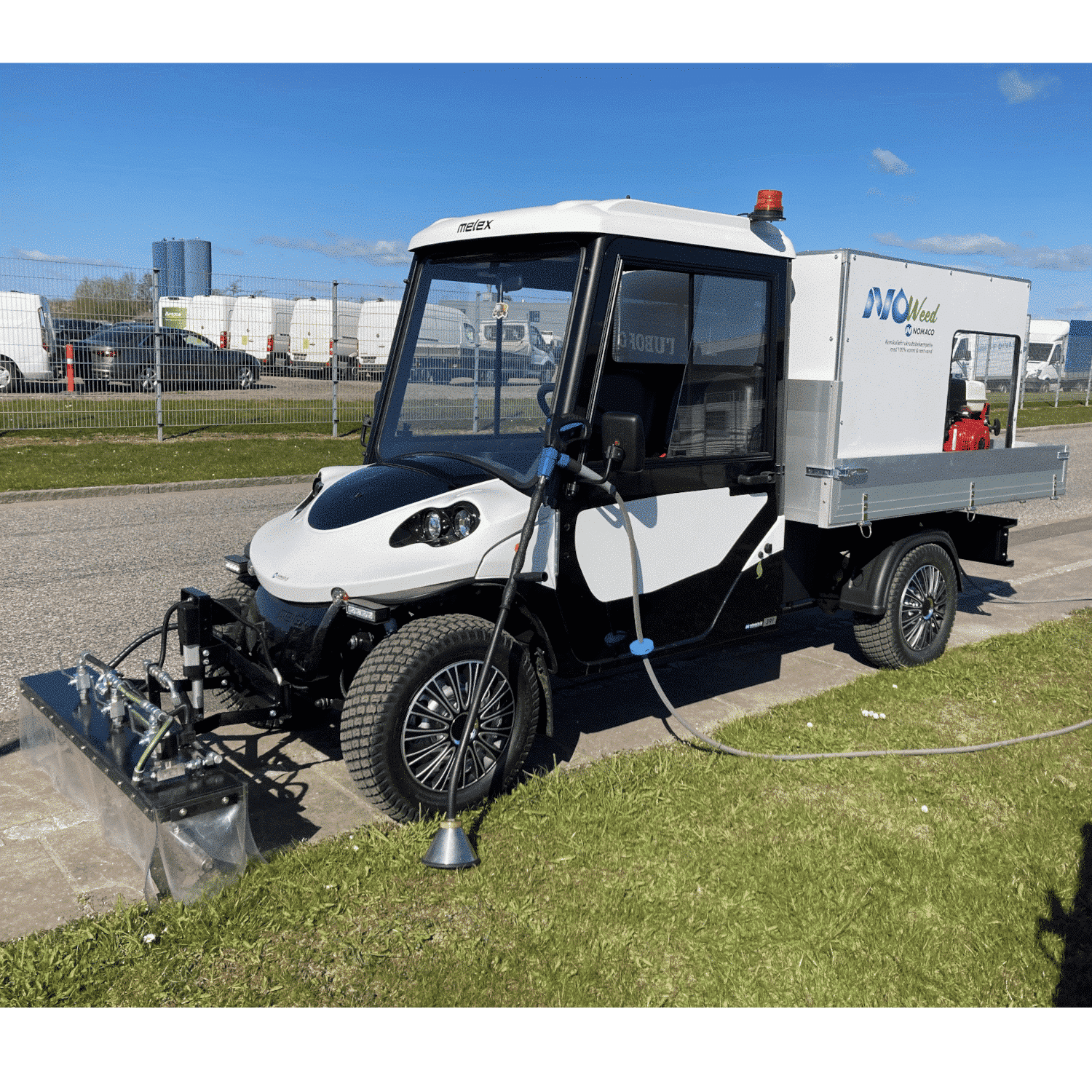 ukrudtsbekæmpelse anlæg med varmt vand