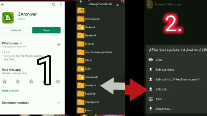 Extract You Zip File Config