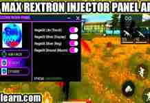 Free Fire Max VIP Rextron Panel Apk Hack Injector