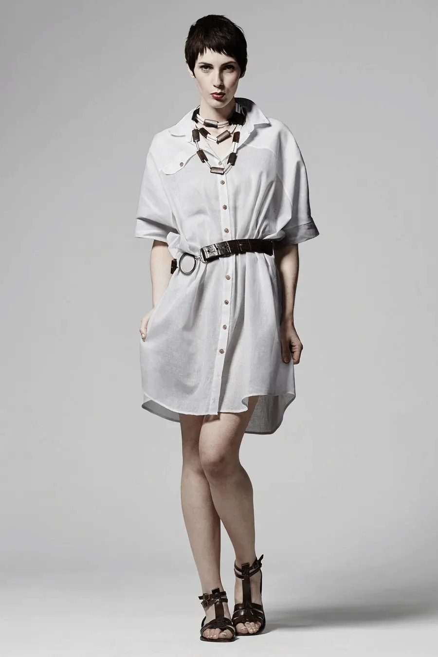 Sahara Shirt Sewing Pattern - Oversized cover-up with drop shoulder design, open-tab cuffs, and belted waist. Available in multiple sizes. Ralph Pink Patterns
