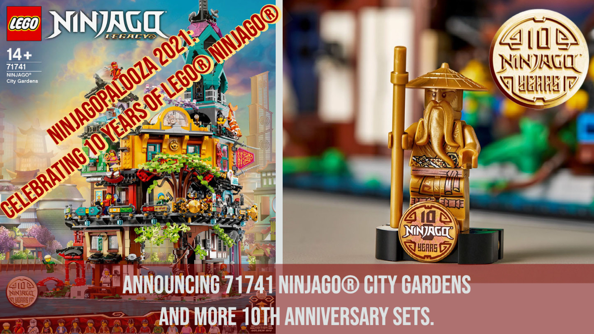 10th Anniversary Ninjago 2021 Legacy Sets Ninjagopalooza I: Ninjago City Gardens 71741 [Official Images/Preview]  The Rambling Brick