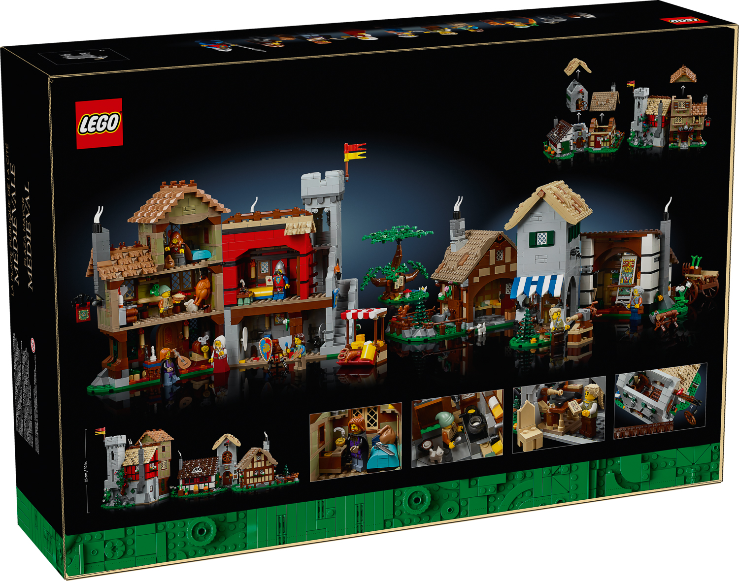 アミーボマリオ 10332 Medieval Town Square revealed: The GOAT is Back! – The