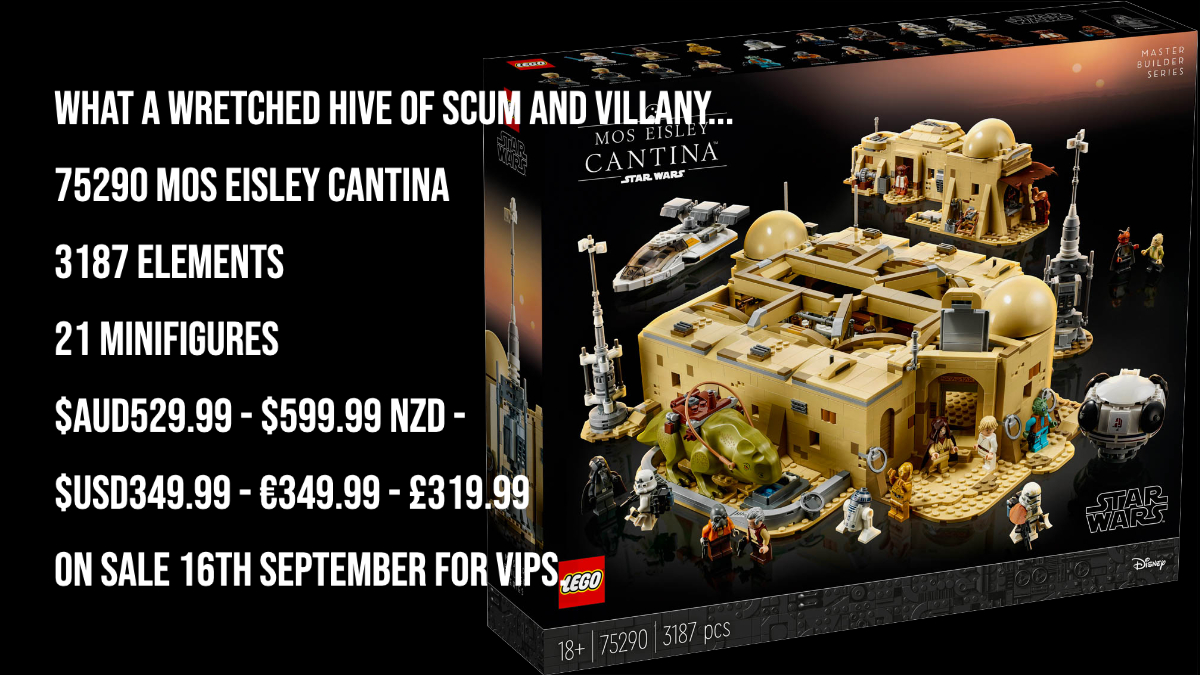 Wretched hive of scum and villainy. Never Before Have We Seen Such A Wretched Hive Of Scum And Villainy 75290 Mos Eisley Cantina Announcement The Rambling Brick