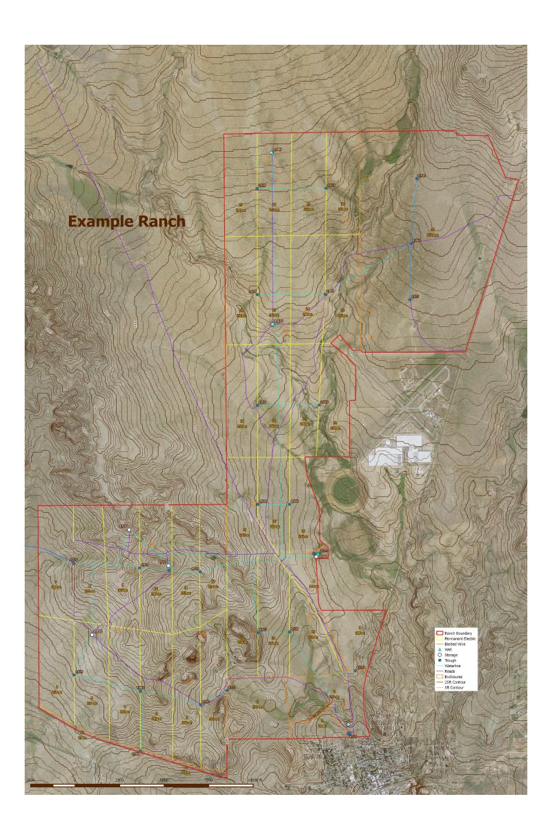 Ranch Assignment Point - Gradient Patterns - Artistic 8K Collection
