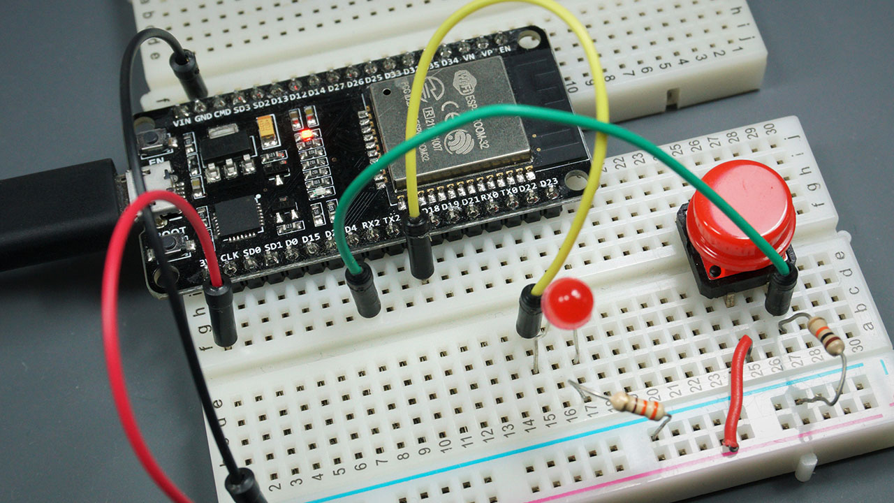 Arduino Nano Clone on Breadboard, This view shows where I'v…