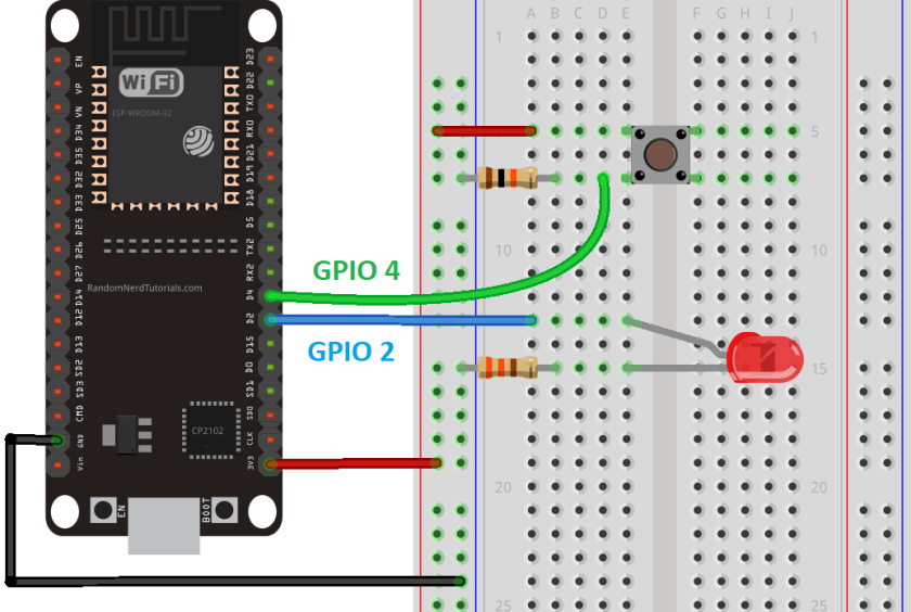 Esp32 LED Schematic