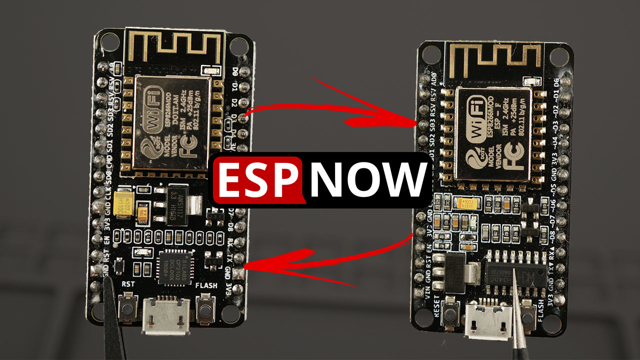 ESP-NOW Two-Way Communication Between ESP8266 NodeMCU Boards