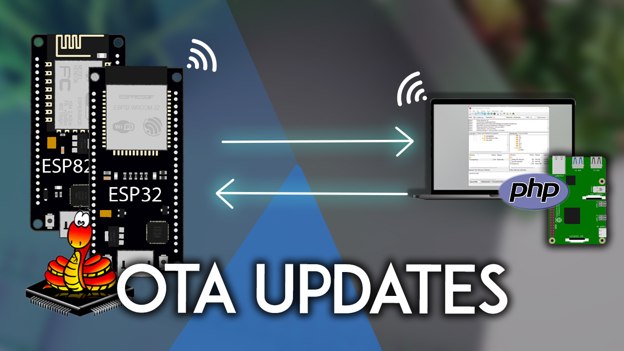 ESP32 ESP8266 NodeMCU MicroPython OTA Updates via PHP Server