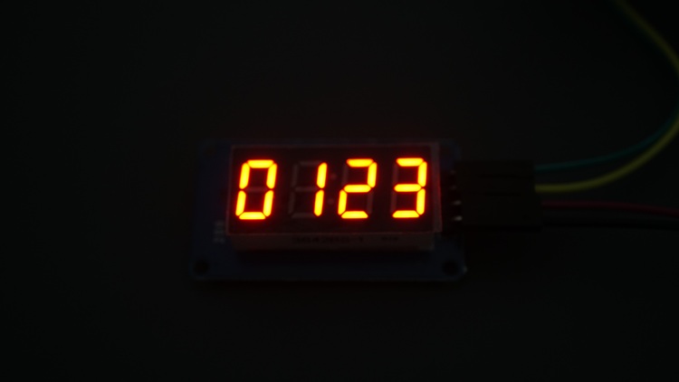 TM1637 MicroPython display numbers