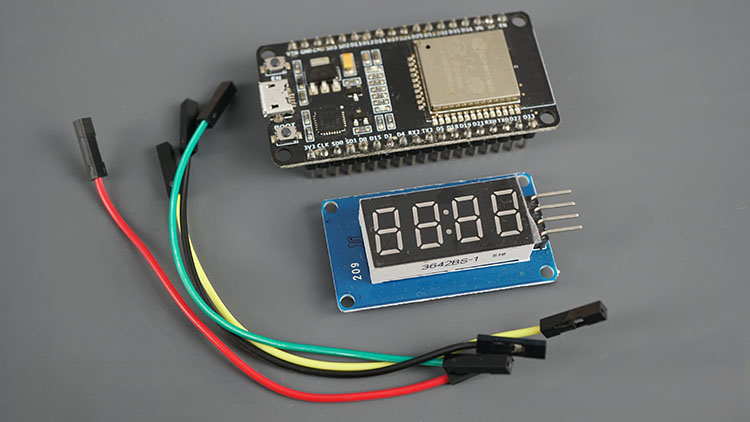 TM1637 Display Parts Required Digital Clock