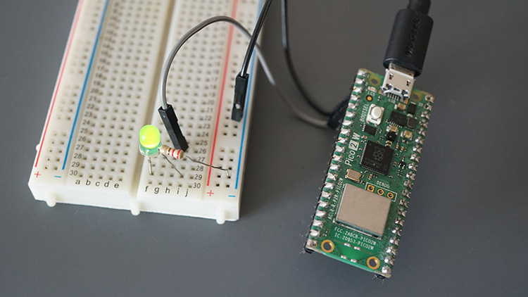 Raspberry Pi Pico Web Server - Turn LED On