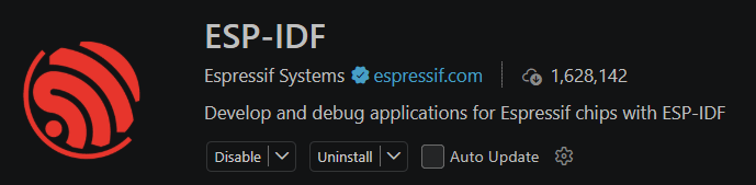 VS Code ESP-IDF Intalling Extension