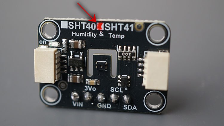 Check SHT4x Sensor Version SHT41 Temperature Humidity Sensor