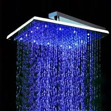 Rain Water Shower Head with Lights