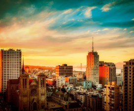 Clouds California Dusk Sunset Sky San Francisco