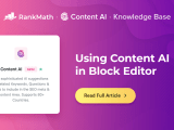 How To Use Content Ai In Block Editor Rank Math