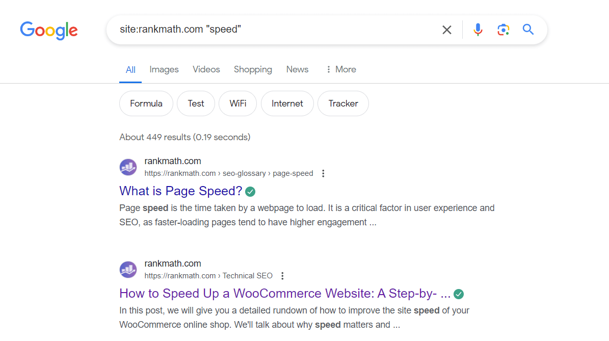 Google site search: how to search a specific website (with examples