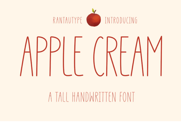2. Apple Cream