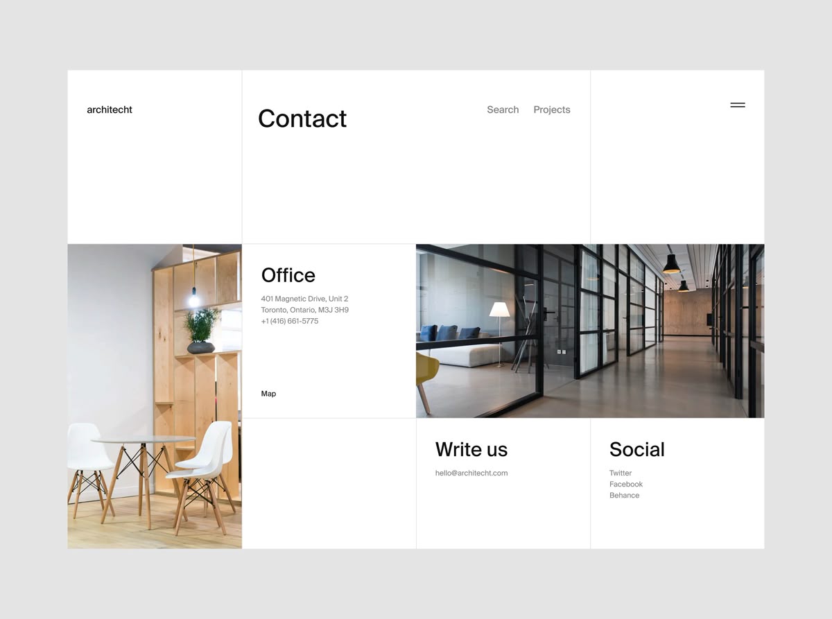 The implementation of grid-based layout