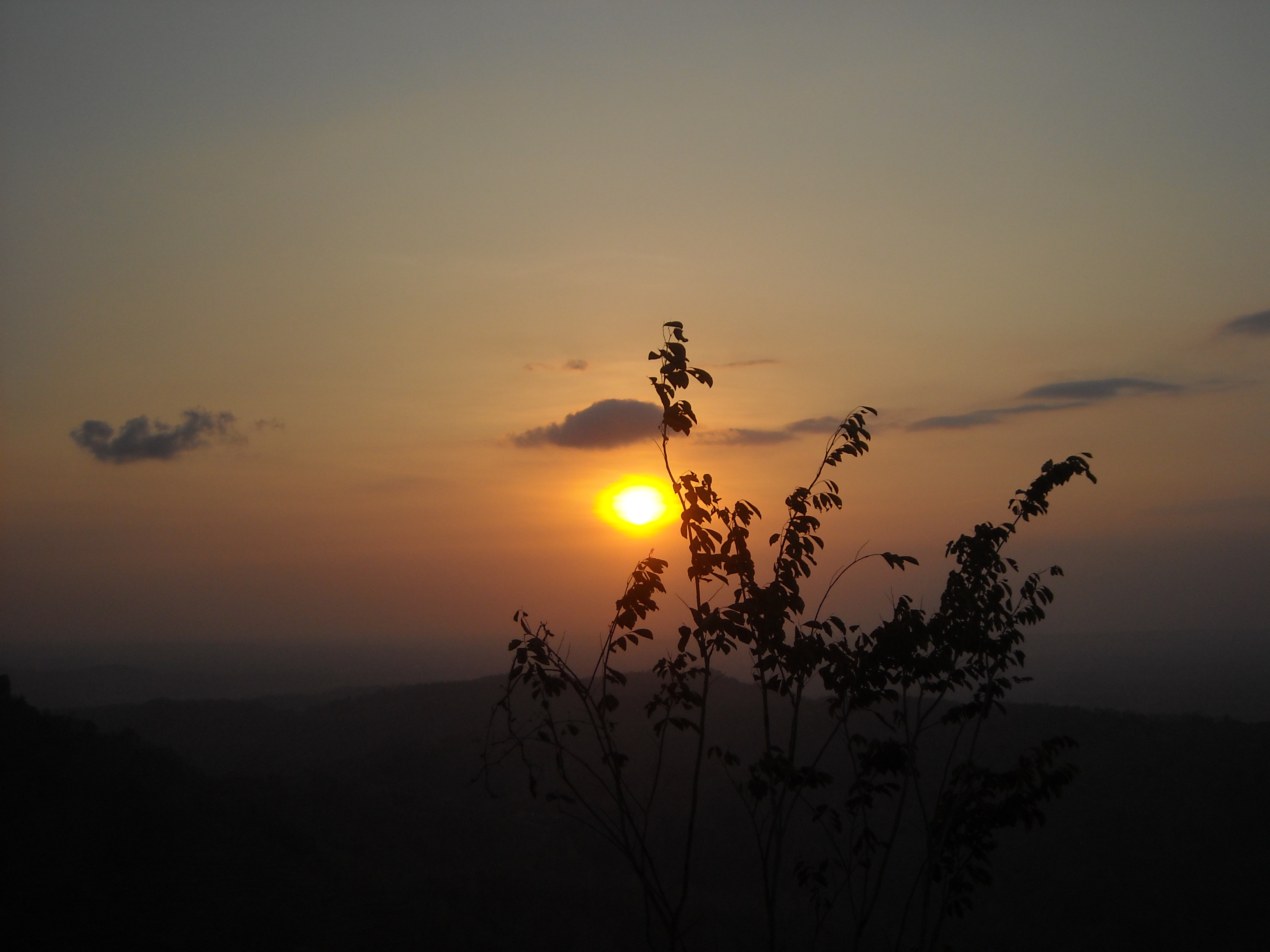 senja di perbukitan gunung kidul