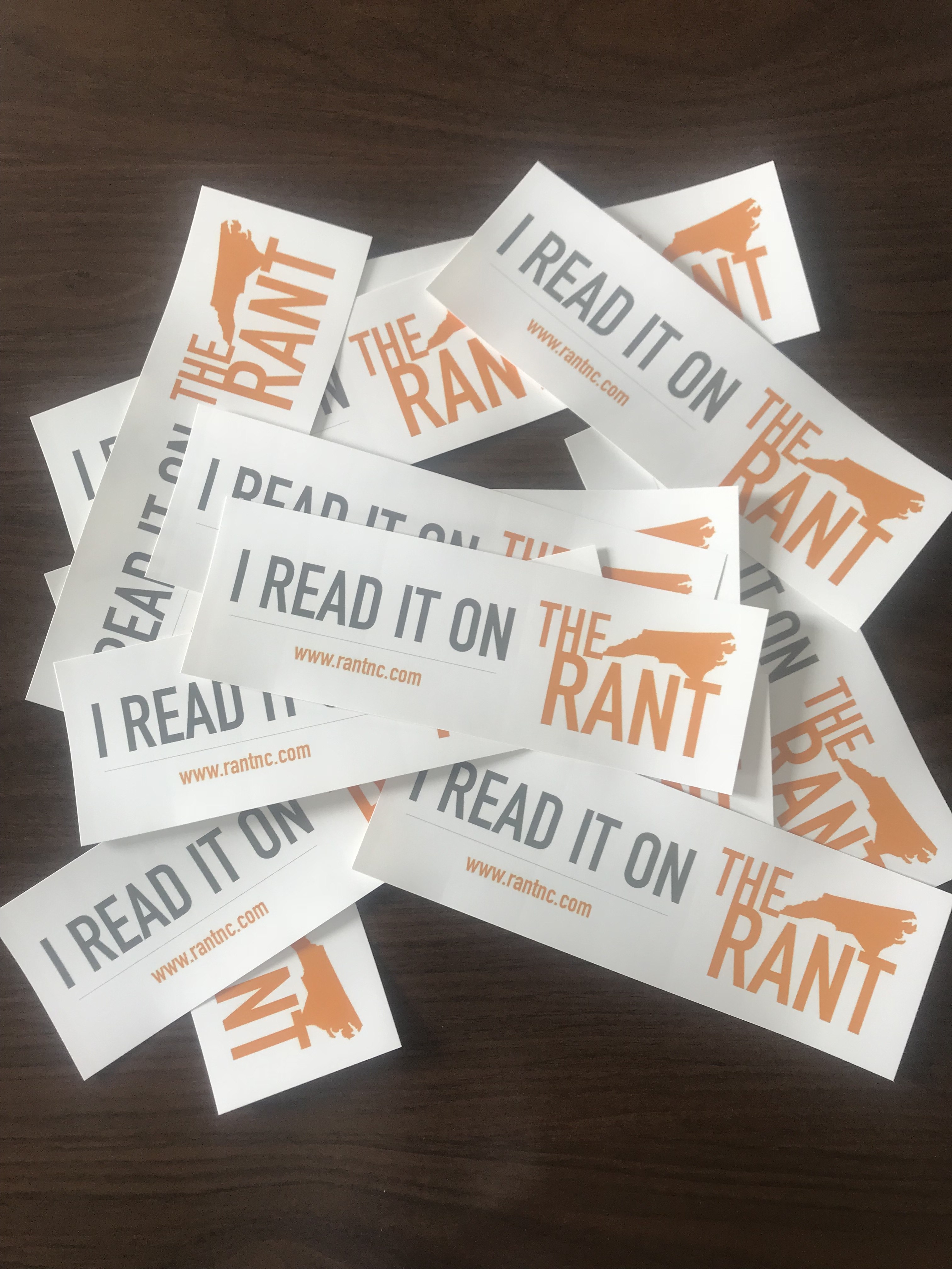 Rant bumper sticker winners announced to world – THE RANT