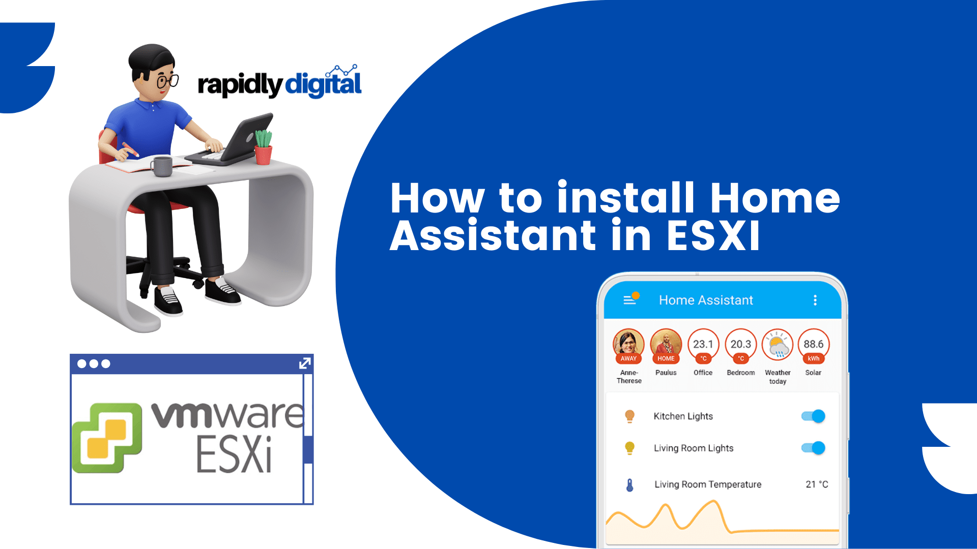 How to install Home Assistant in ESXI rapidlydigital