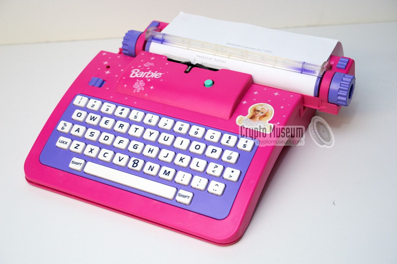 Crypto is hard: The secret cryptographic features of Barbie typewriters |  Sockrotation