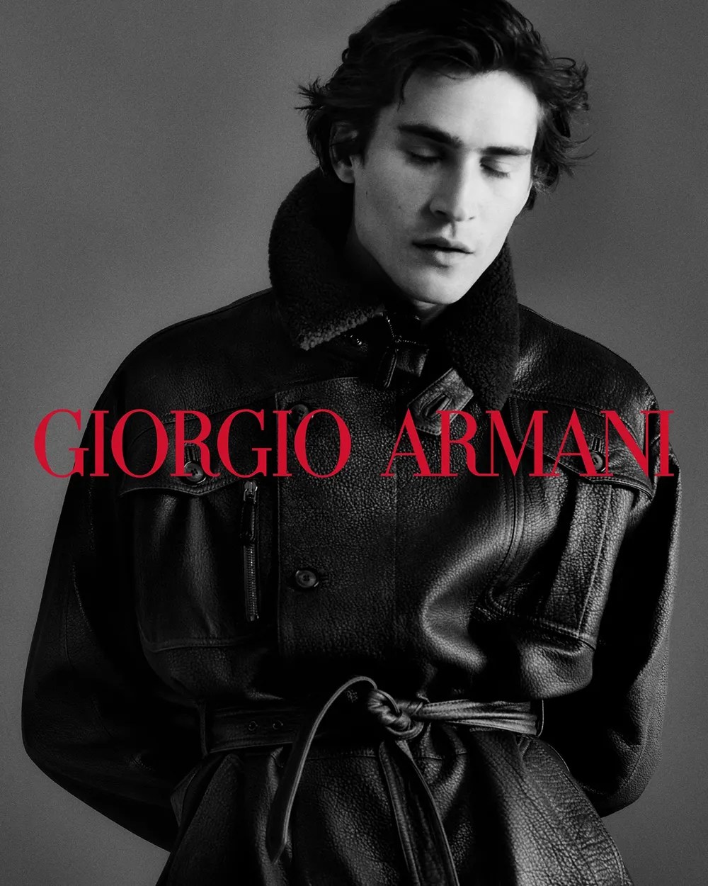 LIAM FOR GIORGIO ARMANI FW26 CAMPAIGN BY OLIVER HADLEE PEARCH, STYLED BY TONNE GOODMAN