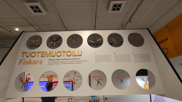 Inside Design Museum in Helsinki